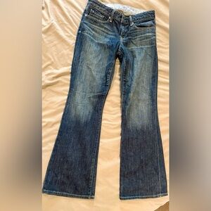 GAP Women's Sexy Bootcut jeans in Deep Blue